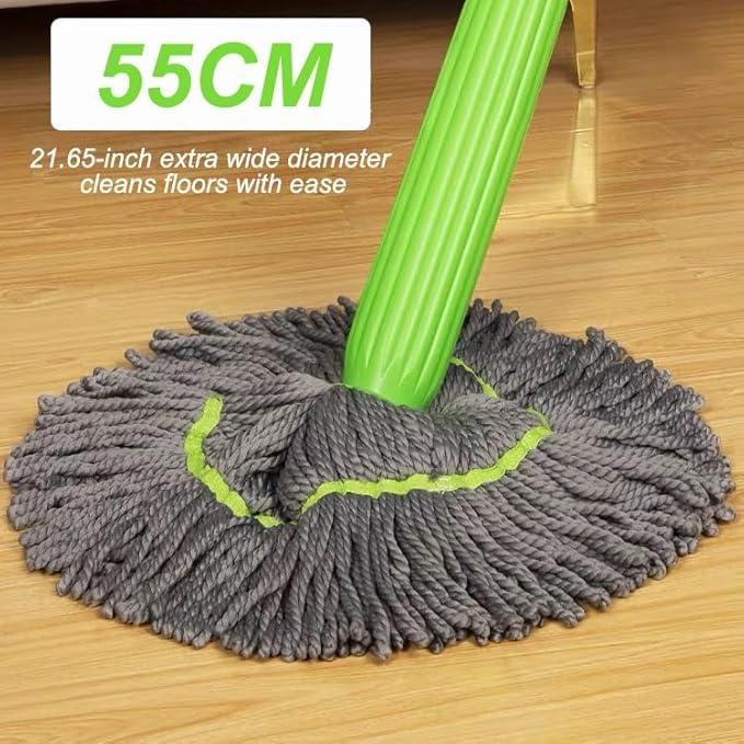 Self-Twisting Water Rotating Mop – 360° Microfiber Cleaning