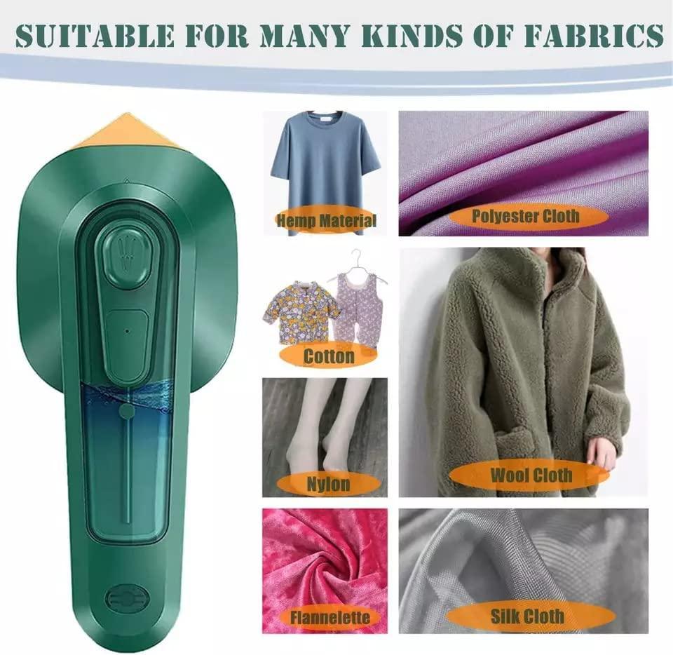 Mini Portable Iron Travel Steamer – 2-in-1 Dry & Wet Garment Press