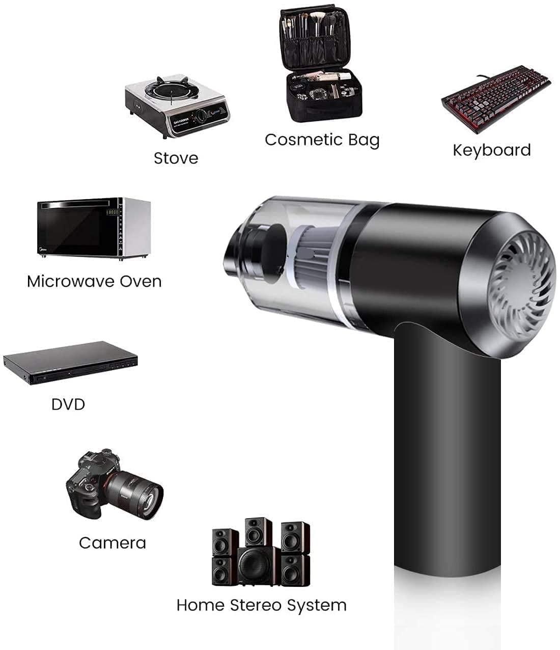 Portable Air Duster & Wireless Vacuum Cleaner