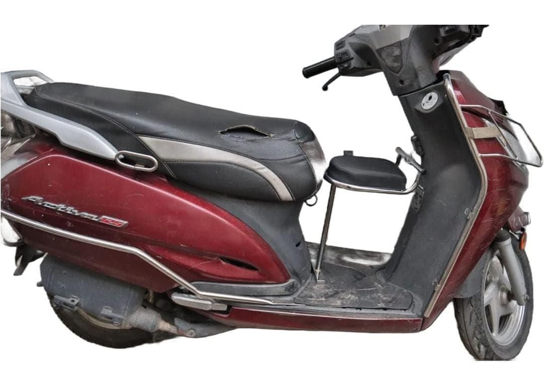 Baby Seat for Activa, Iqube, Ola | Scooter Side Footrest Guard