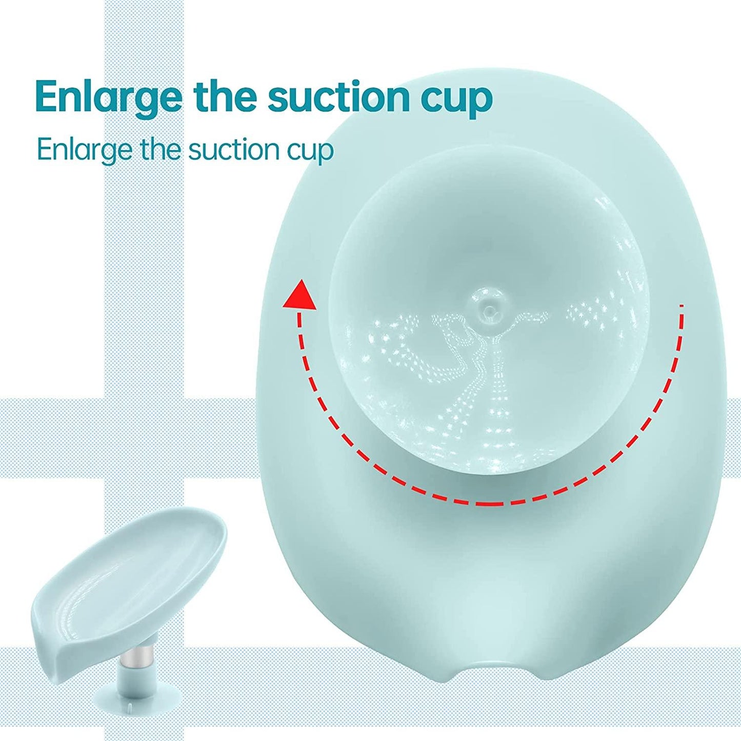 Self-Draining Leaf Soap Holder – Wall-Mounted Soap Box for Bathroom & Sink