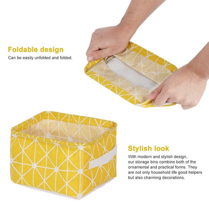 Fabric Wardrobe Organizer Box – Foldable Storage Basket for Clothes