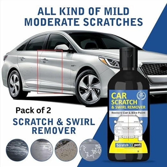 Car Scratch & Swirl Remover – Restore Shine Instantly (Pack of 2)