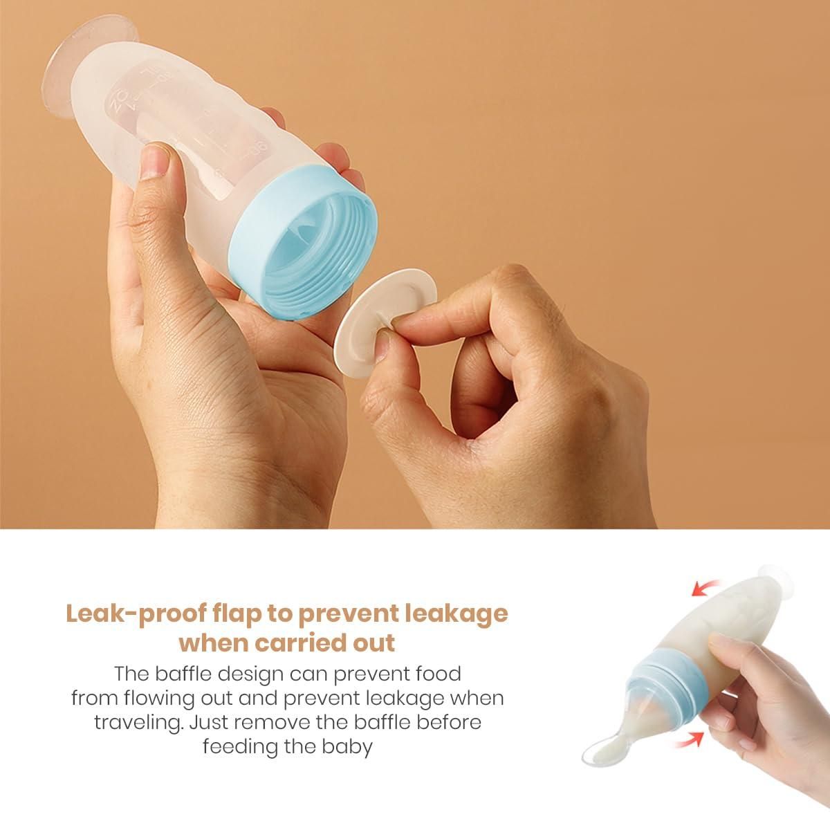 Baby Squeeze Feeder Spoon – Food Dispensing Bottle for Easy Feeding
