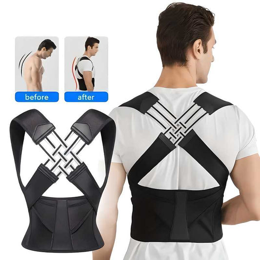 Posture Correction Belt – Adjustable Back Brace for Pain Relief