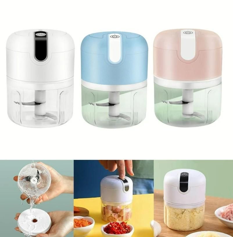 Portable Electric Food Chopper – Meat, Garlic & Vegetable Cutter