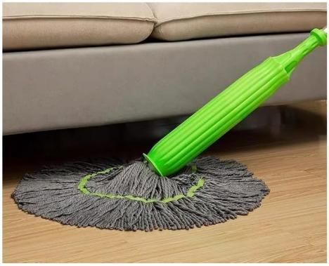 Self-Twisting Water Rotating Mop – 360° Microfiber Cleaning