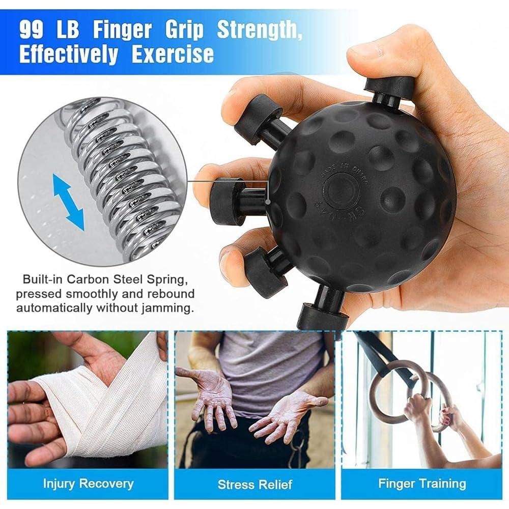 Ultimate Hand Grip Exerciser – Adjustable Finger Strength Trainer