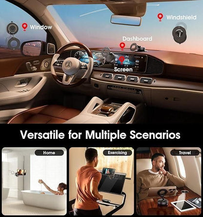 Magnetic Suction Phone Holder – 360° Adjustable Car Mount Stand