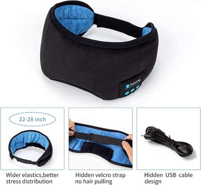 Wireless Music Eye Mask – Sleep Headphones for Deep Relaxation