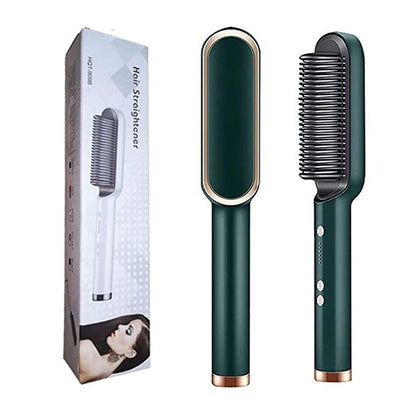Electric Straightening Comb – Fast Heat Brush for Smooth Hair