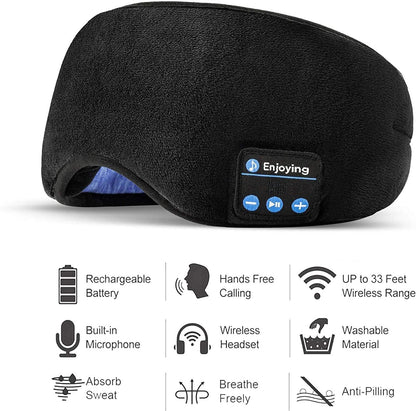 Wireless Music Eye Mask – Sleep Headphones for Deep Relaxation