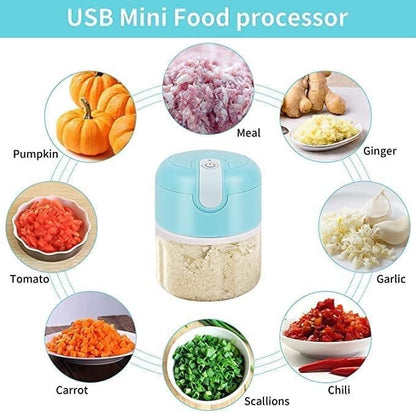 Portable Electric Food Chopper – Meat, Garlic & Vegetable Cutter