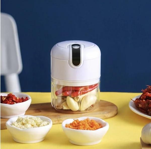 Portable Electric Food Chopper – Meat, Garlic & Vegetable Cutter