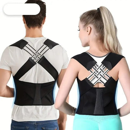 Posture Correction Belt – Adjustable Back Brace for Pain Relief