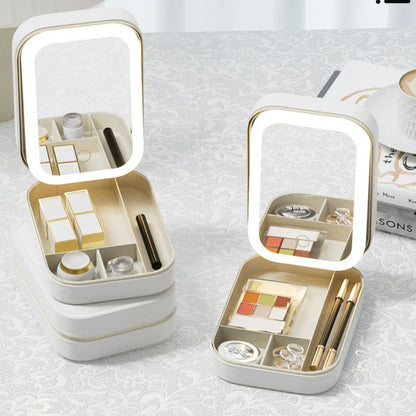 Gift her with our LED Jewellery Organizer Box with Mirror