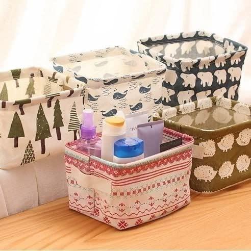 Fabric Wardrobe Organizer Box – Foldable Storage Basket for Clothes