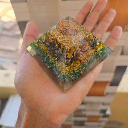 Real Crystal Money Magnet Pyramid | Vastu Wealth Pyramid