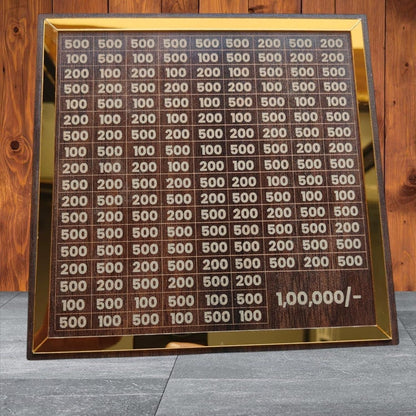 Wooden Savings Challenge Piggy Bank