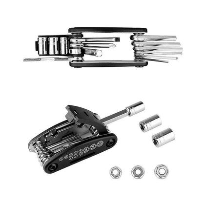 16-in-1 Portable Bike Tool – Compact Wrench Set for Quick Repairs