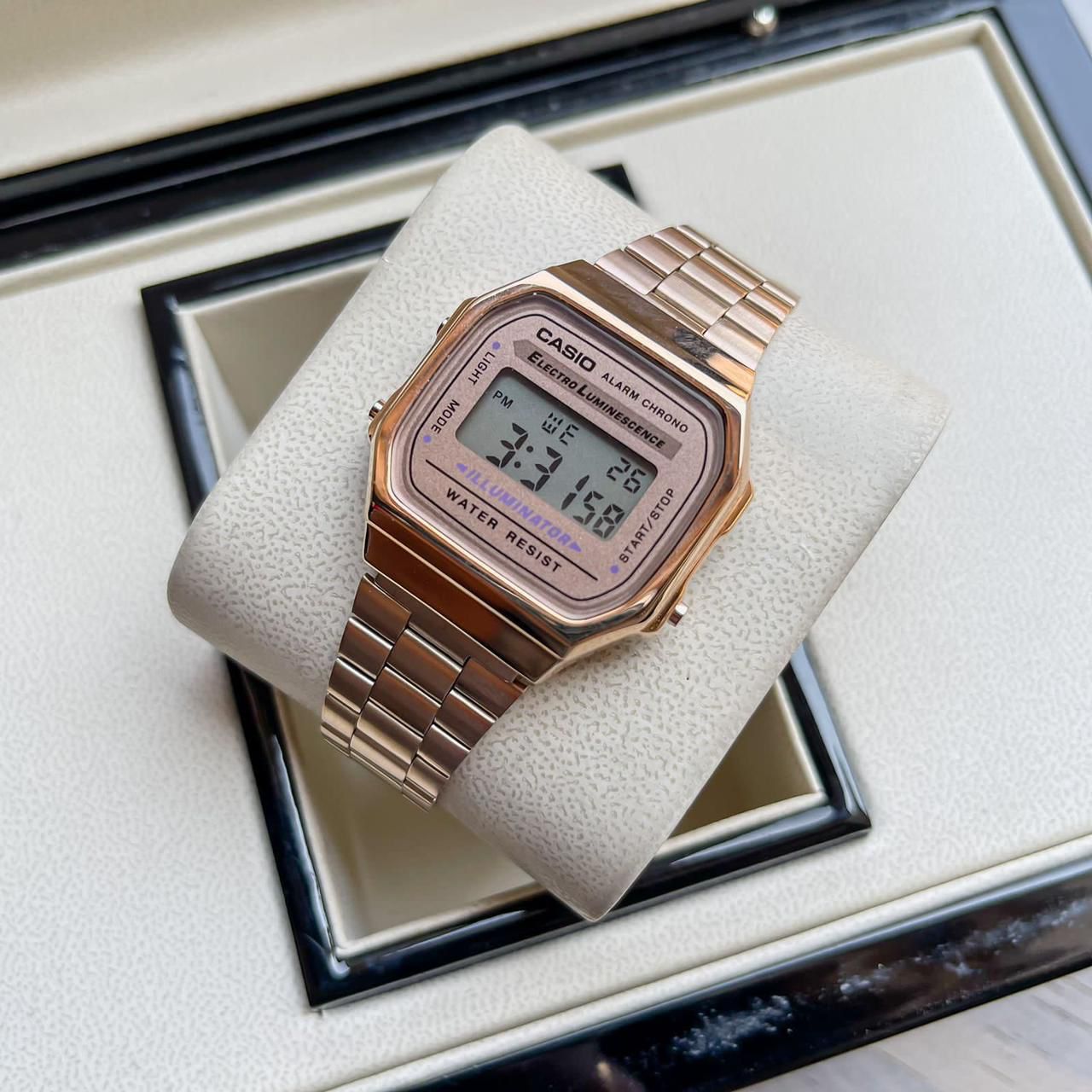 Casio A168WG-9 Gold Digital Watch