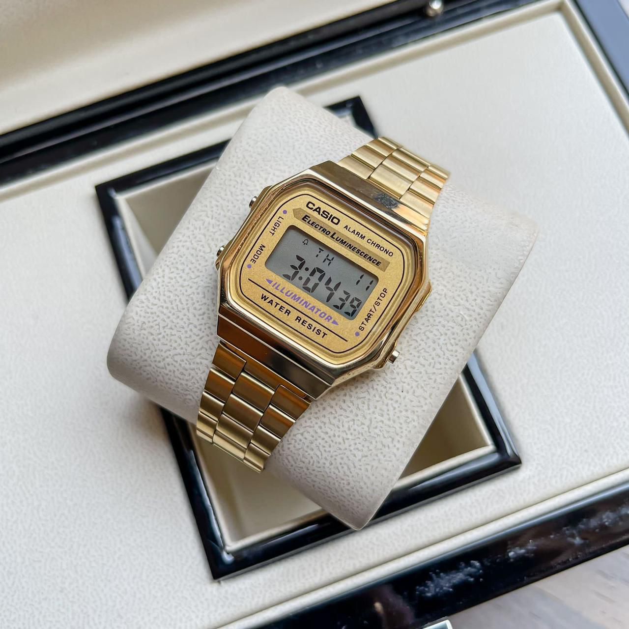 Casio A168WG-9 Gold Digital Watch