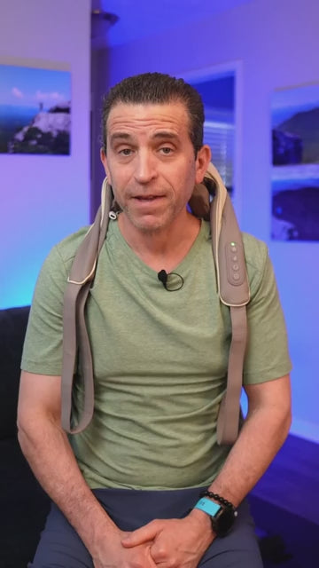 Neck & Back Massager with Heat – Cervical Pain Relief & Full Body Relaxation